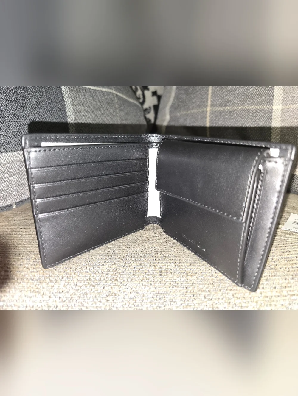 Michael Kors Mens Brown/Black Snake-Print Leather Wallet NWT (E) - Picture 6 of 8